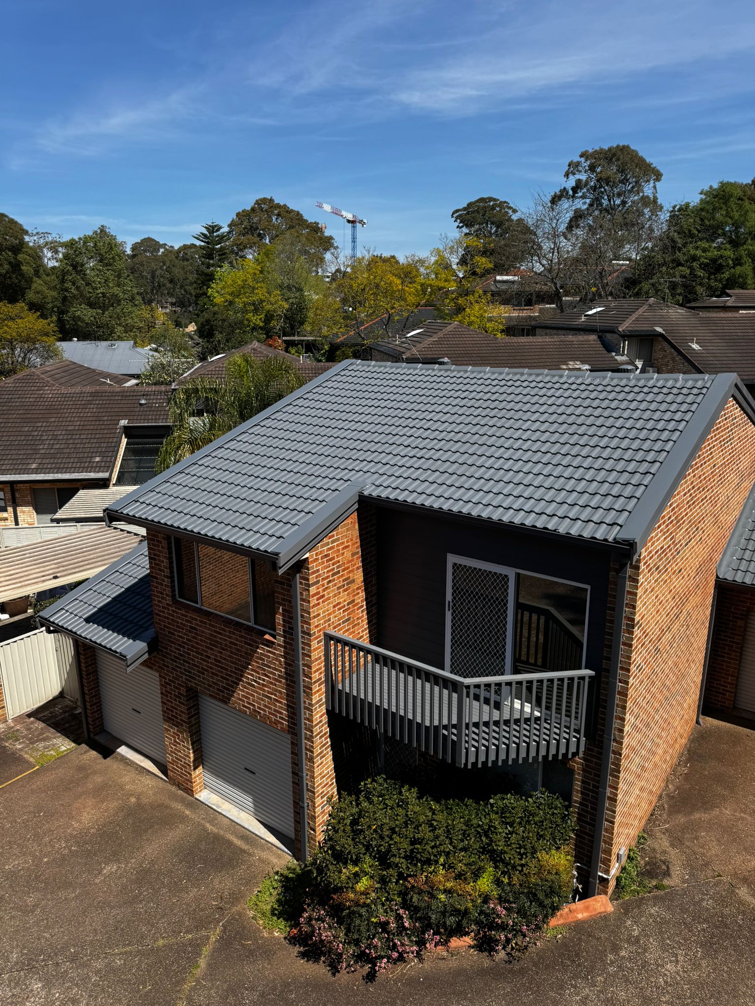Roof restoration project in Sydney